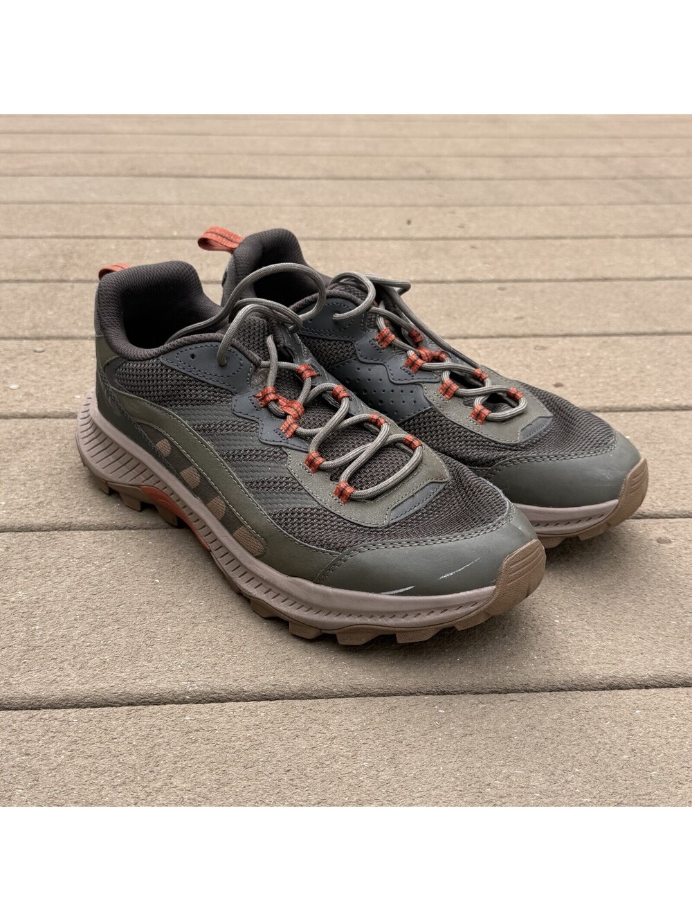 Merrell Speed Strike 2 Hiking Shoes Olive J037851 Men’s Size 11 Trail